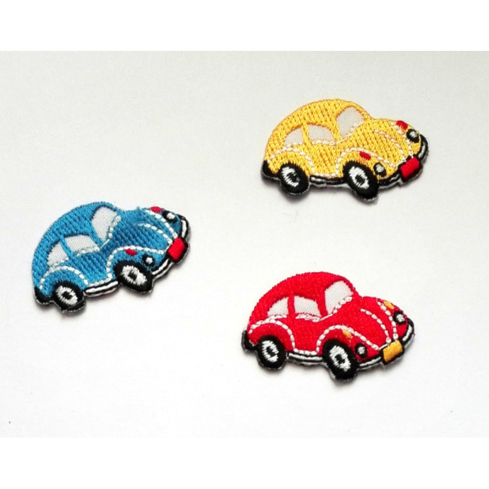 Iron-On Embroidery Sticker - Cars